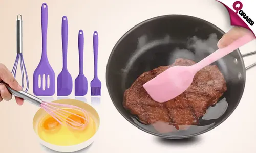 5-Piece Silicone Utensil Set!
